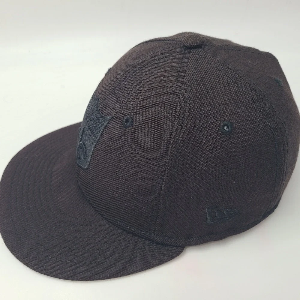 New Orleans Saints Hat Fitted 7 3/8 New Era 59Fifty Faded Black/Brown NFL Men